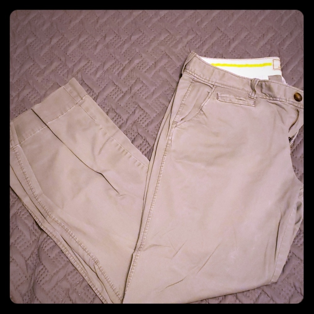 Grey boot cut pants